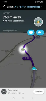 Waze android App screenshot 10