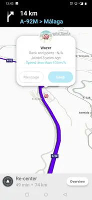 Waze android App screenshot 2